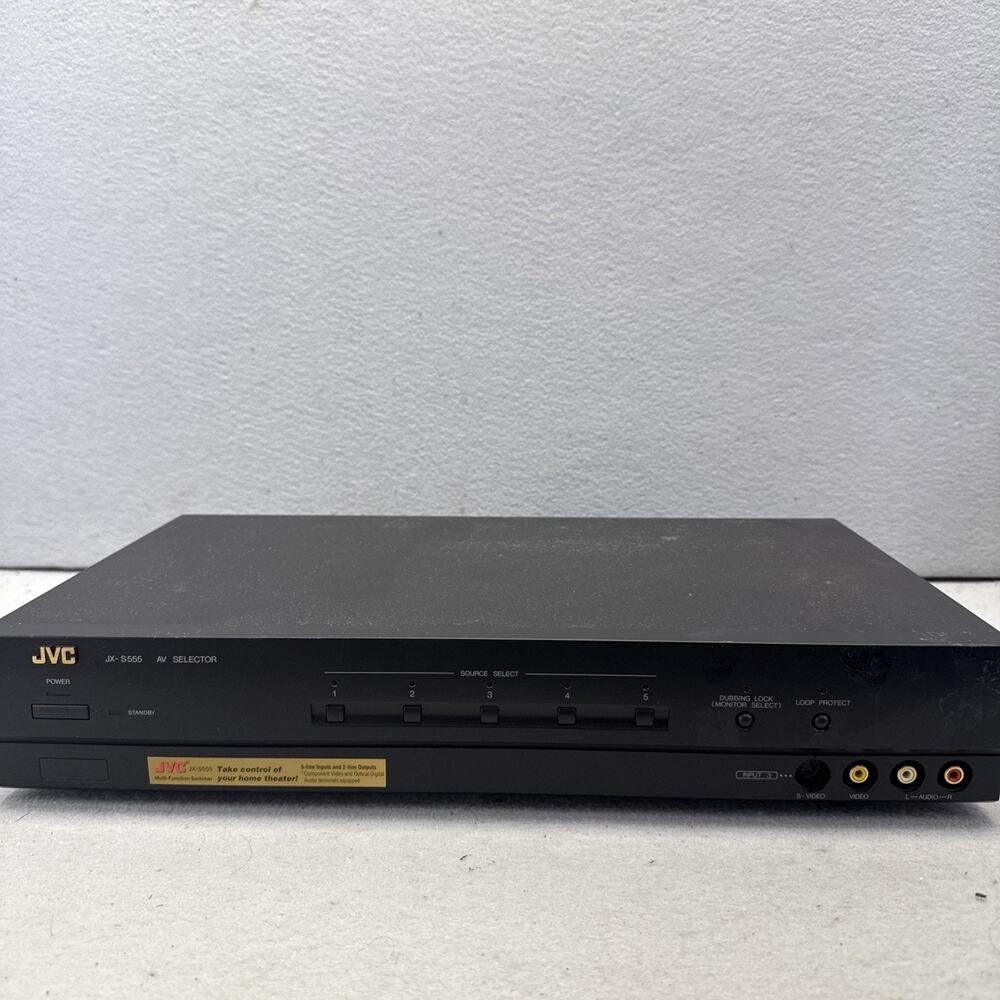 Vintage JVC JX-S555 AV Selector Multi Function Switcher Tested Working